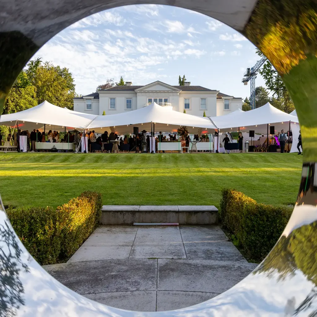 Luxury garden party