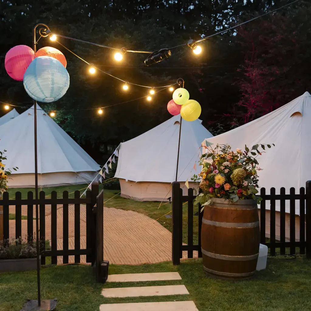 Evening bell tents