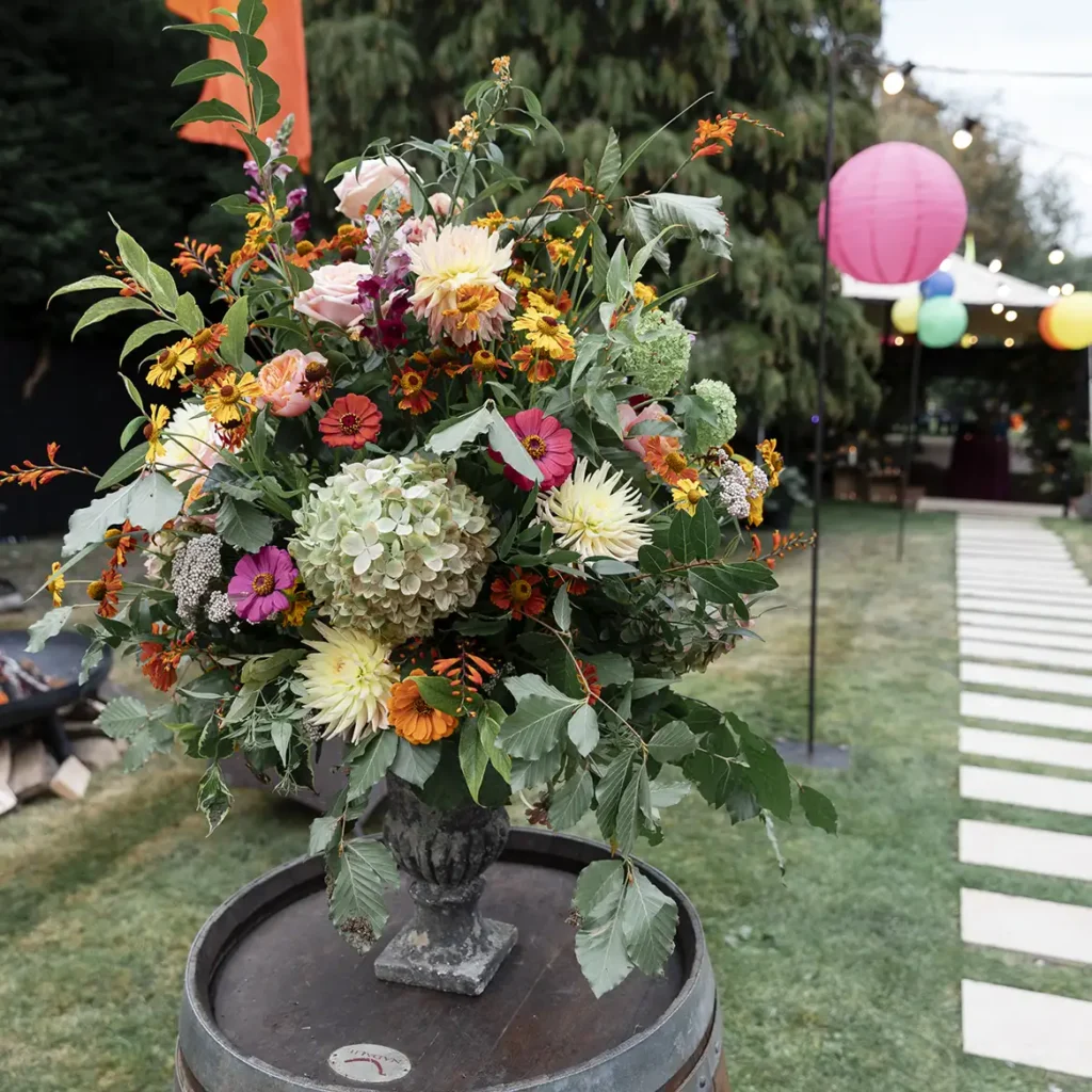 Florals for 50th birthday