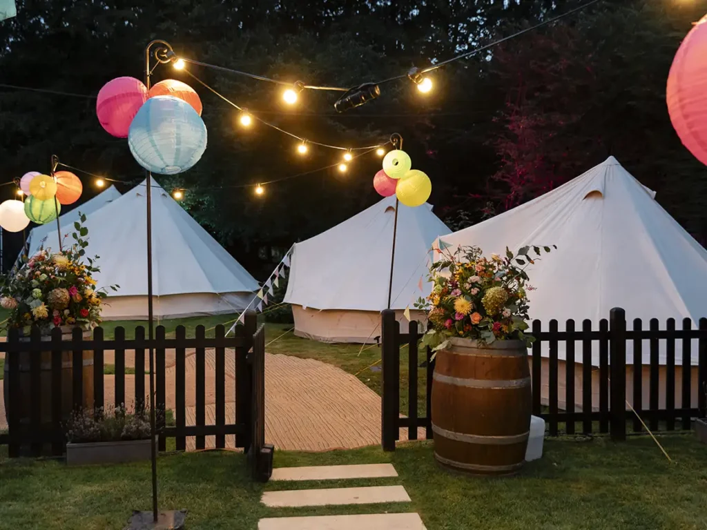 50th birthday party in garden