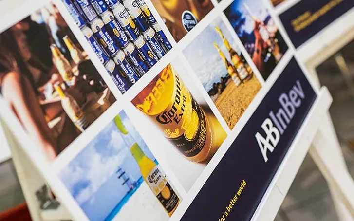 A close up photo of a picture board showing various different images