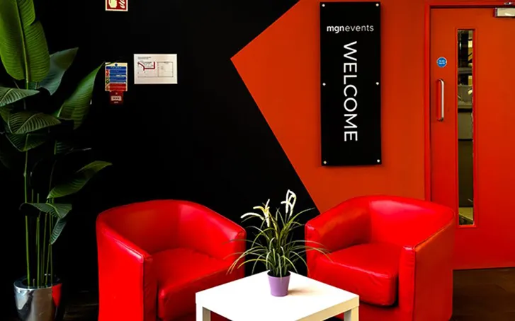 Welcome are of new windsor office with seating