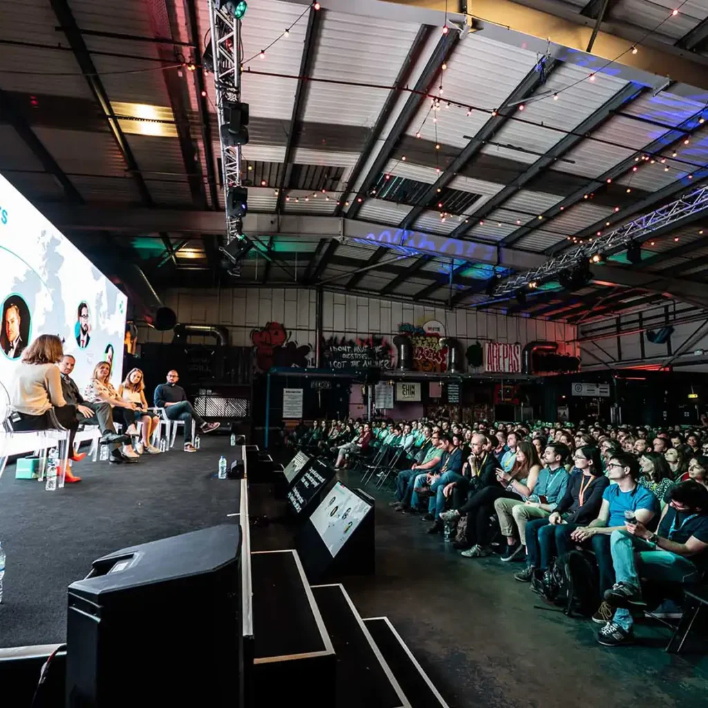 Panel discussion with event production