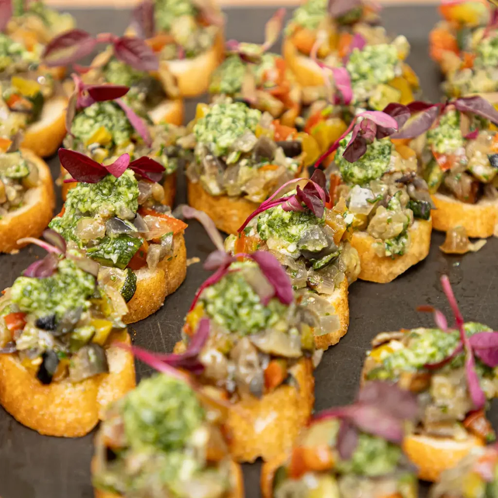 Luxury canapes