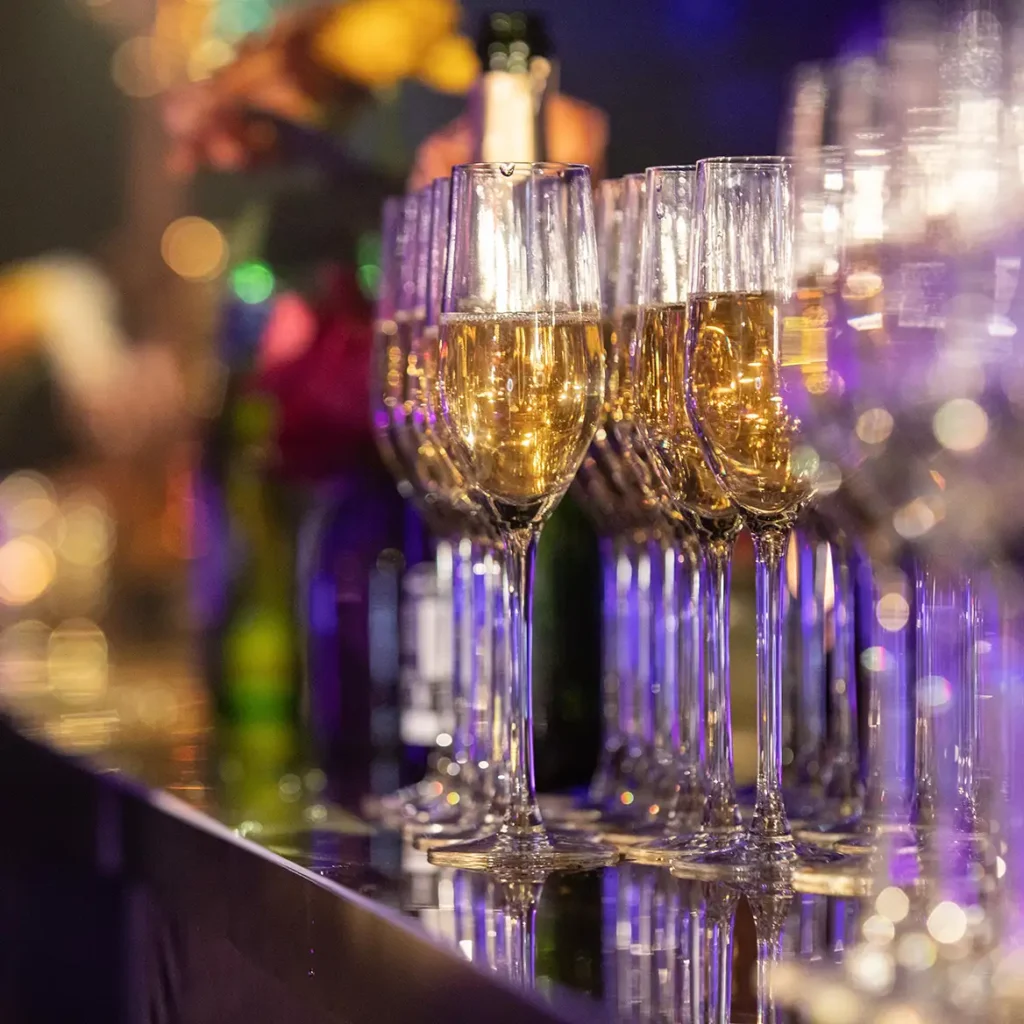 Champagne glasses