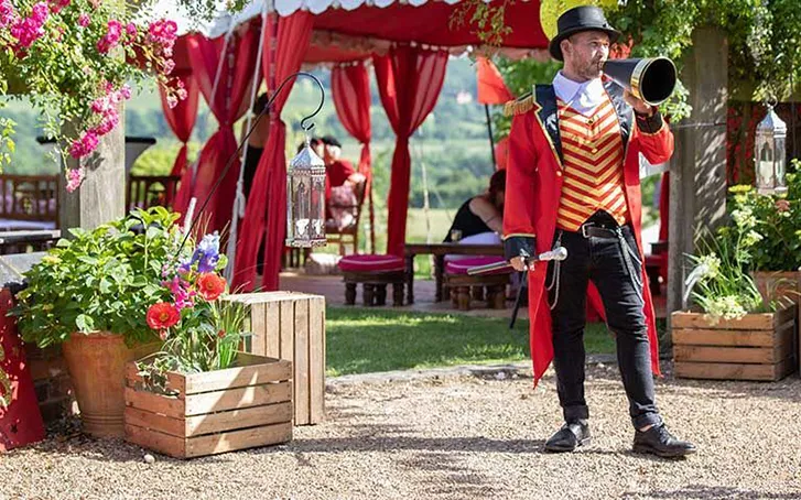 Corporate party themes such as 'Circus' are fun, and popular with guests