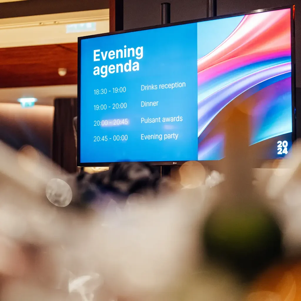 Event day agenda