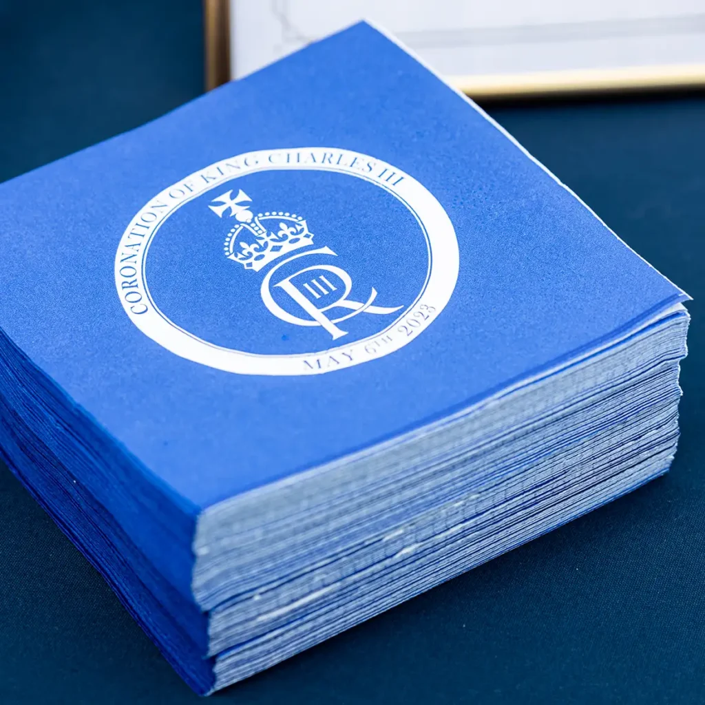 Branded napkins