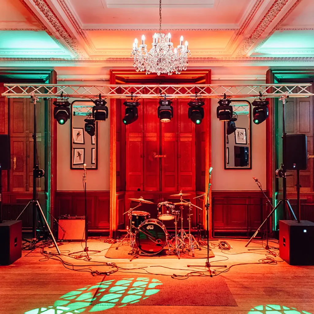 Mini band stage lit