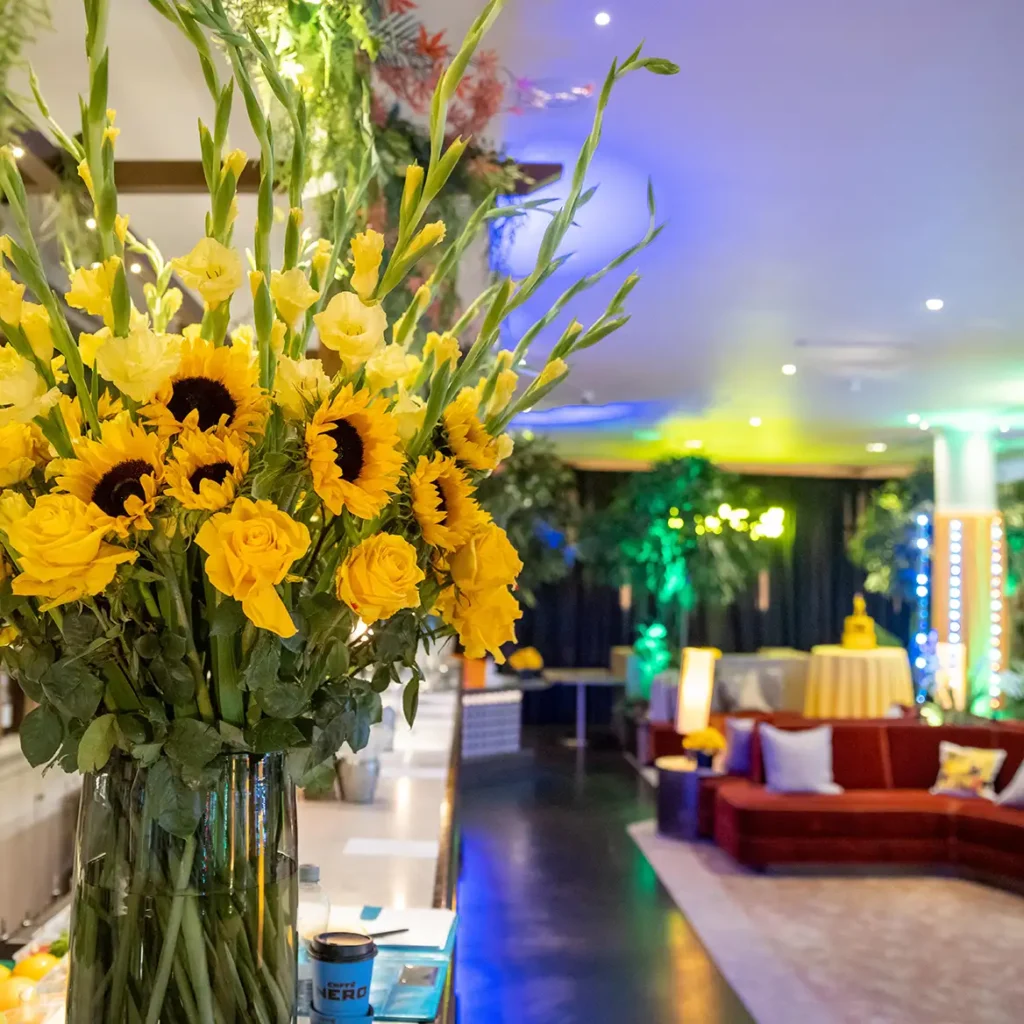 Yellow florals