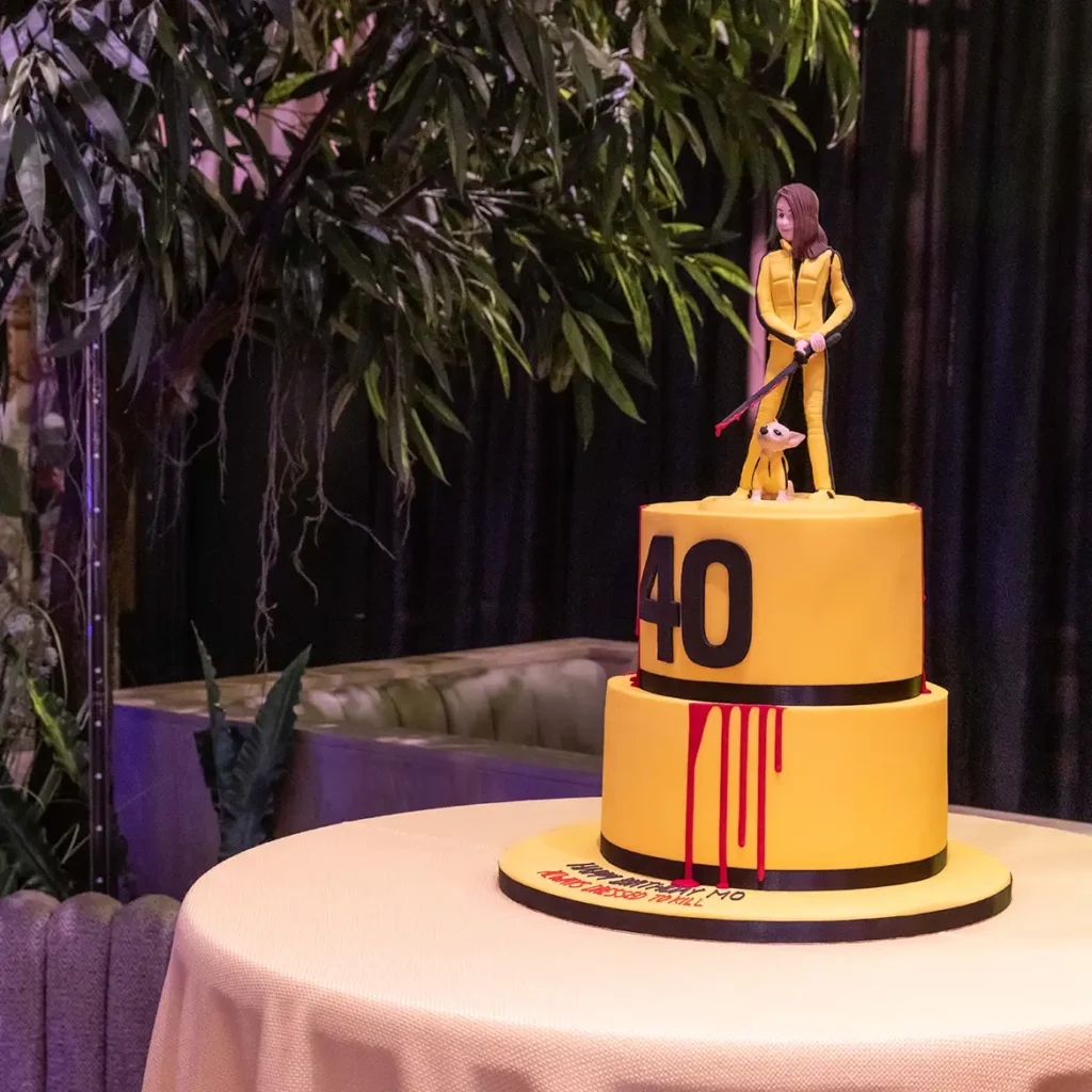 Kill Bill 40th Birthday cake