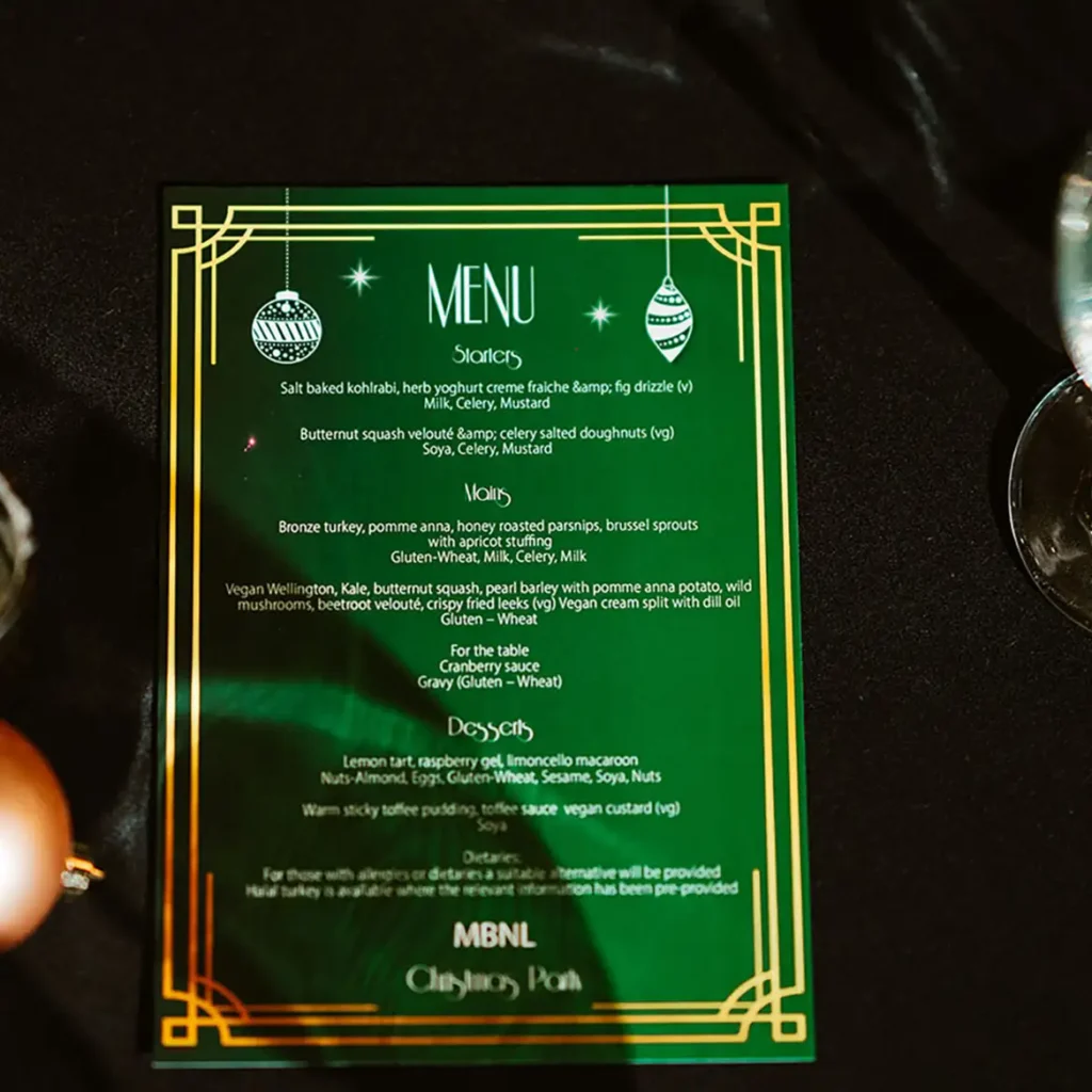Gatsby-theme green menu