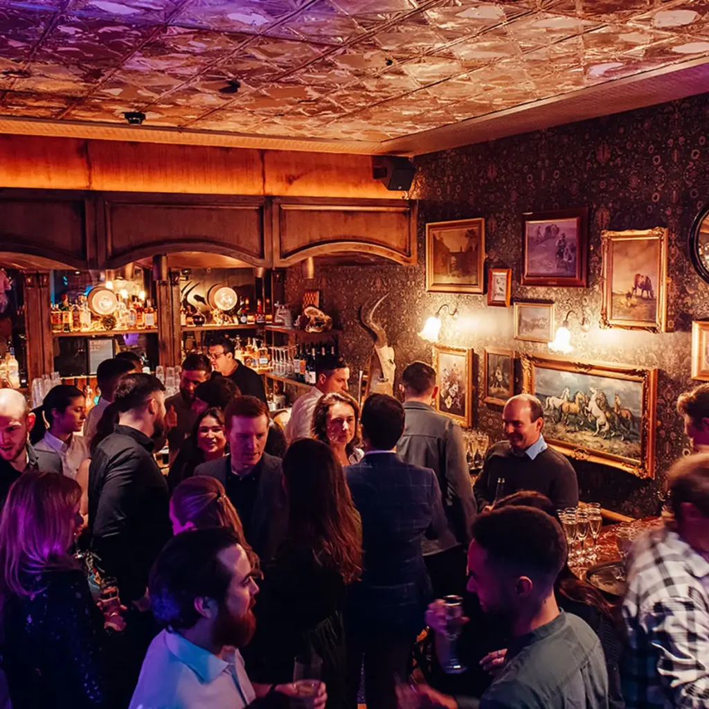Crowded bar