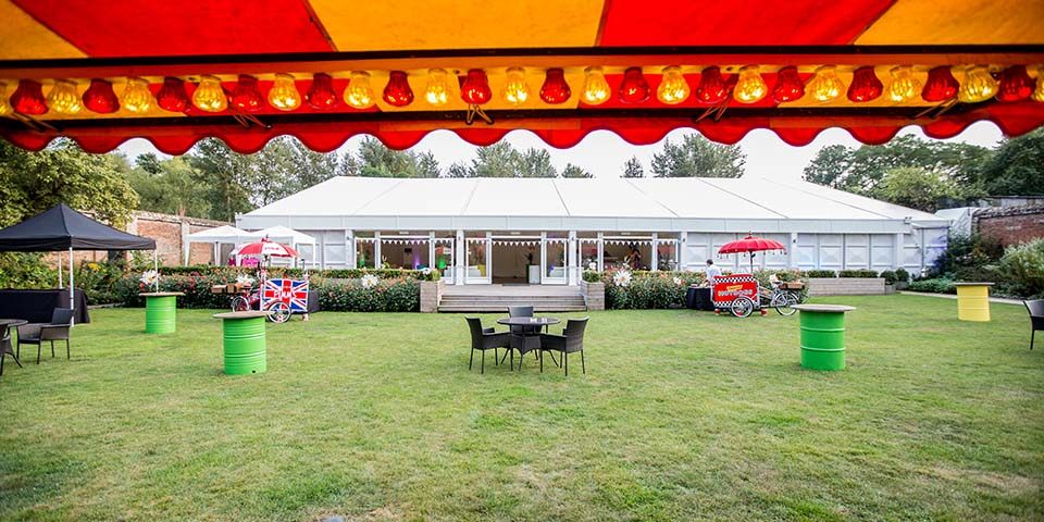 painshill park marquee for a carnival party