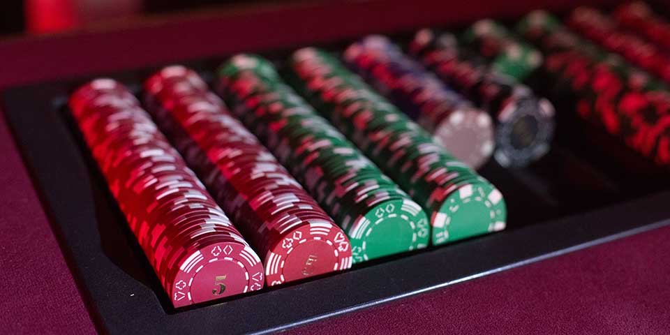 Poker chips for bond themed 50th