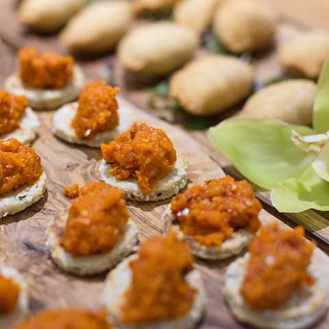 Canapes for 50th birthday and wedding anniversary