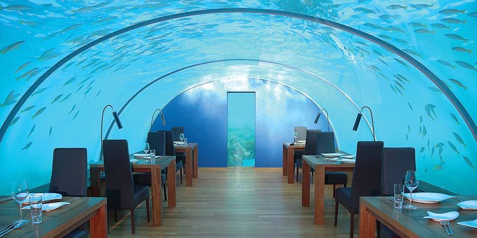 Ithaa Undersea Restaurant in Maldives