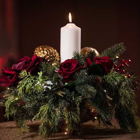 Luxury Christmas Party Centrepiece in Central London