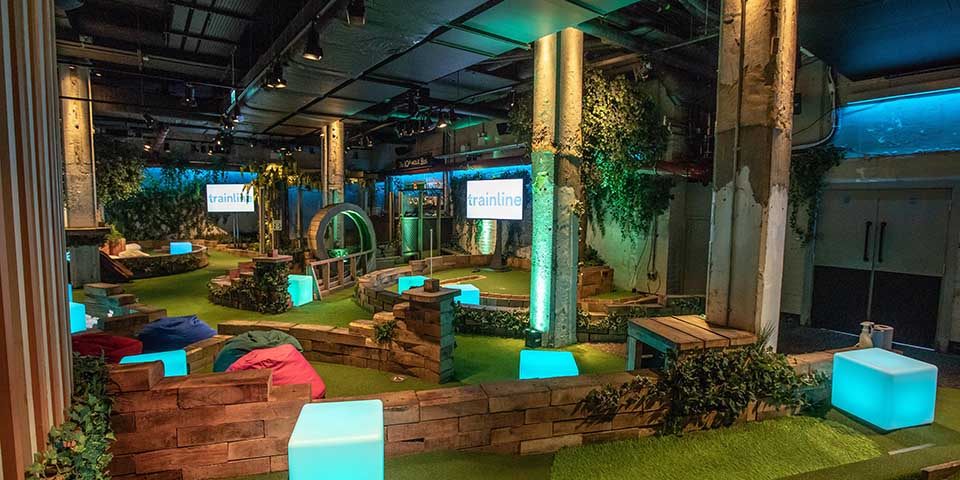 Corporate Event at Swingers Crazy Golf London