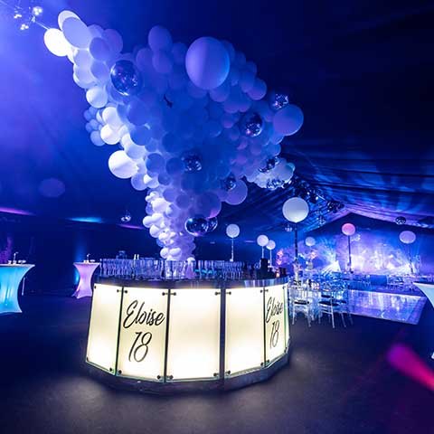 18th birthday party in Marquee in Kent