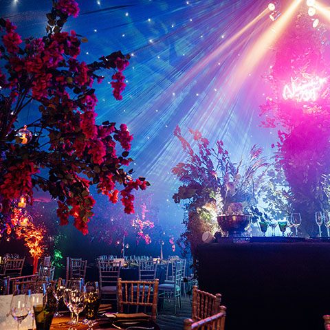 Enchanted Forest 21st marquee in Surrey
