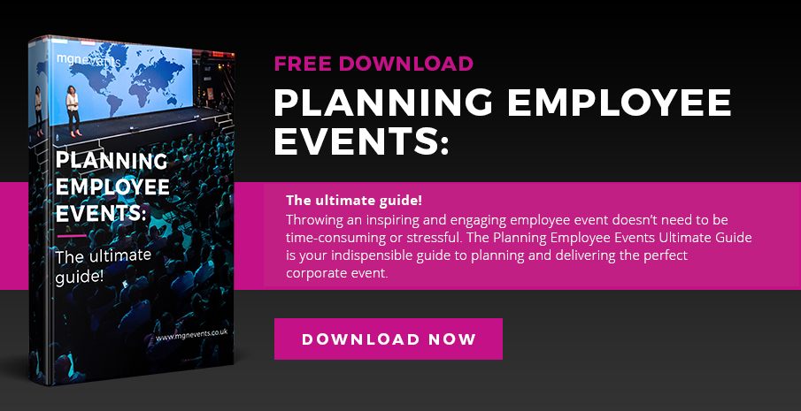 planning employee events - MGN Events