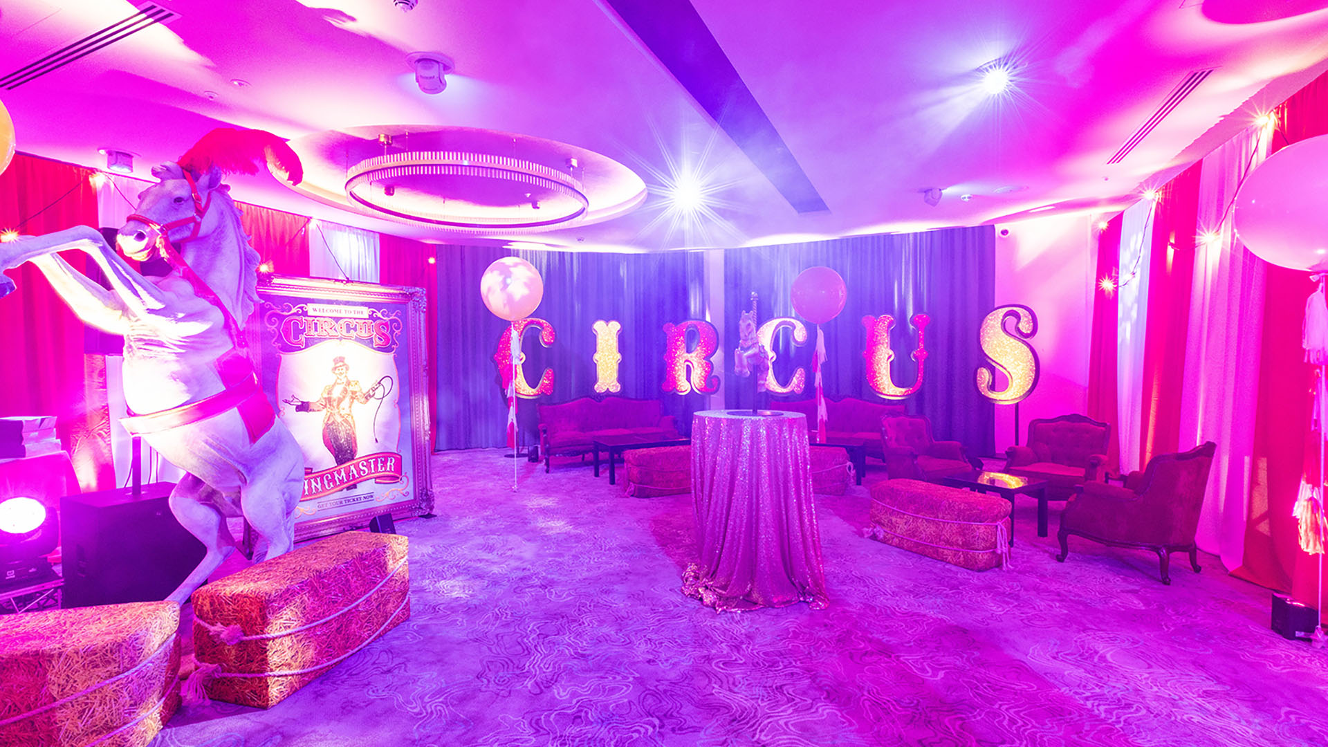 Circus themed party