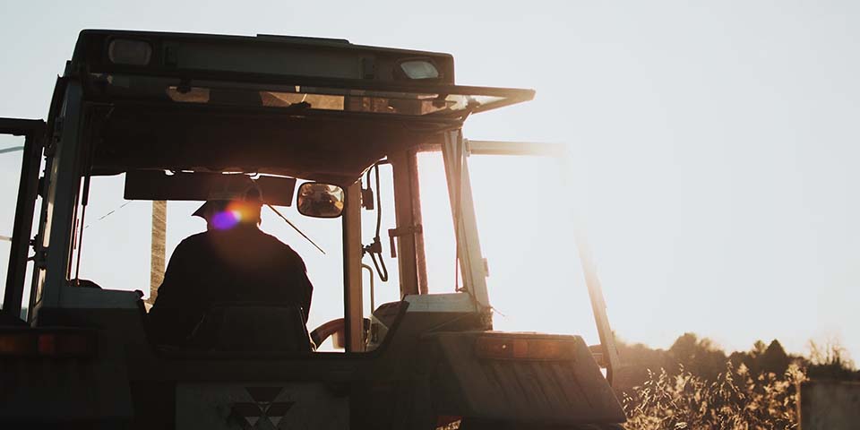 Man on Tractor