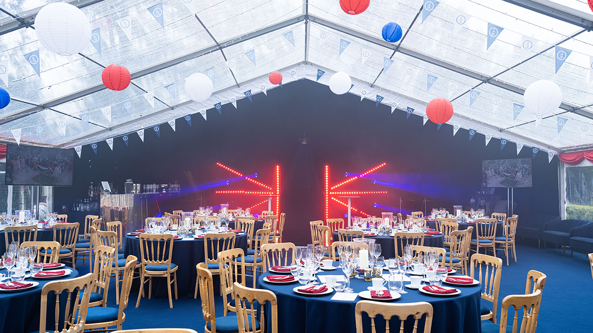 Coronation Party Clear Marquee