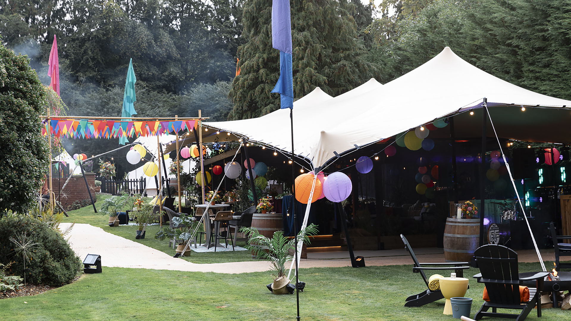 50th birthday garden party in Buckinghamshire