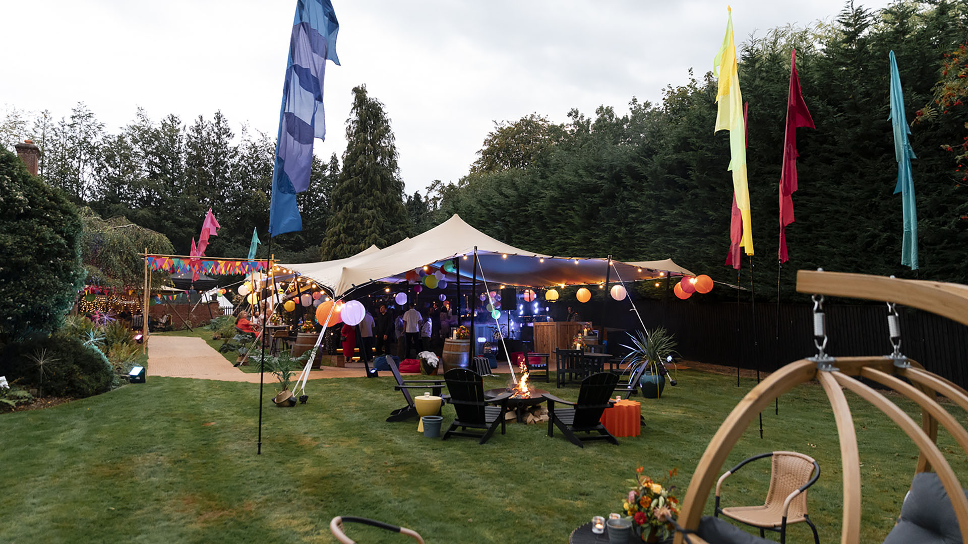 50th birthday garden party in Buckinghamshire